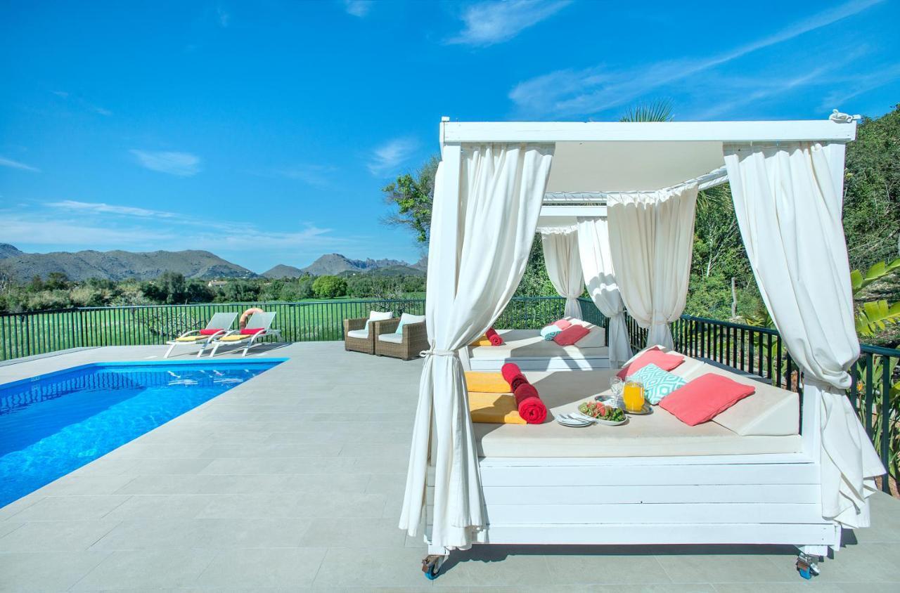Owl Booking Villa Siquier - Luxury Retreat With Mountain Views Польенса Экстерьер фото